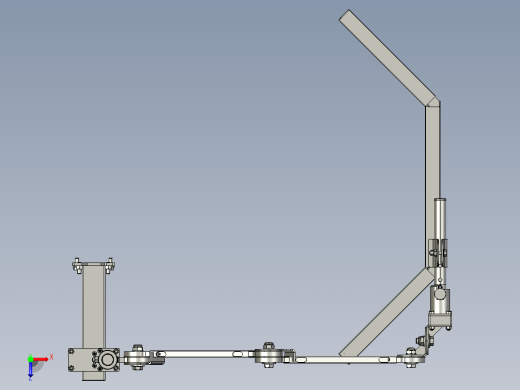 A0003927-用于铣床的关节式手臂保护装置俯视缩略图