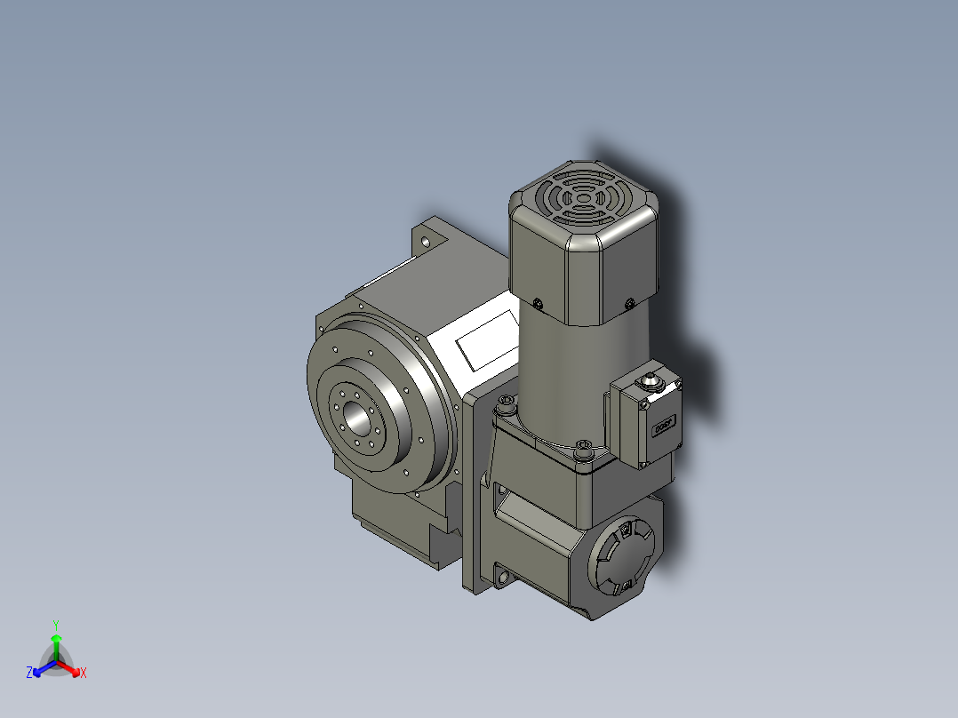 80DT+200W直角中空马达组合横
