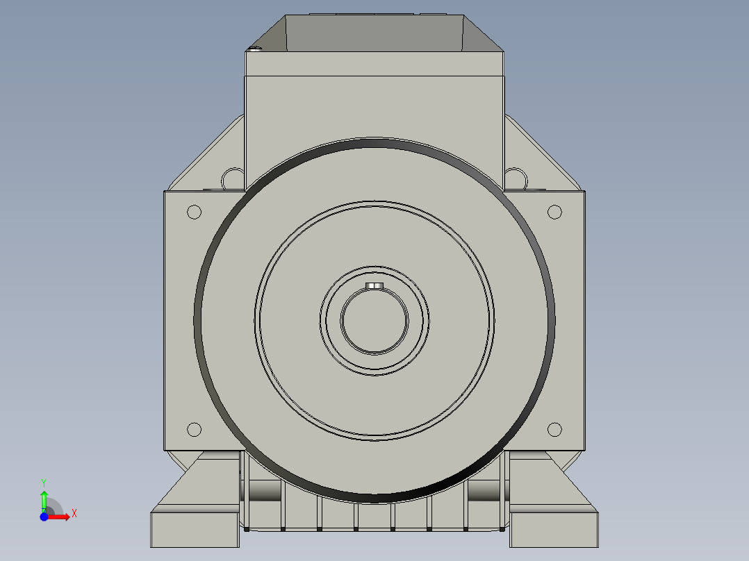 IMB3H80-180(YE2YE3)通用电机YE2-132S-4-B3前视图