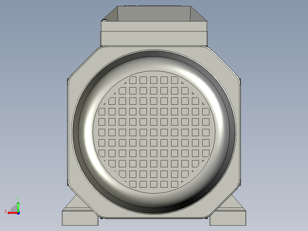IMB3H80-180(YE2YE3)通用电机YE2-132S-4-B3后视图