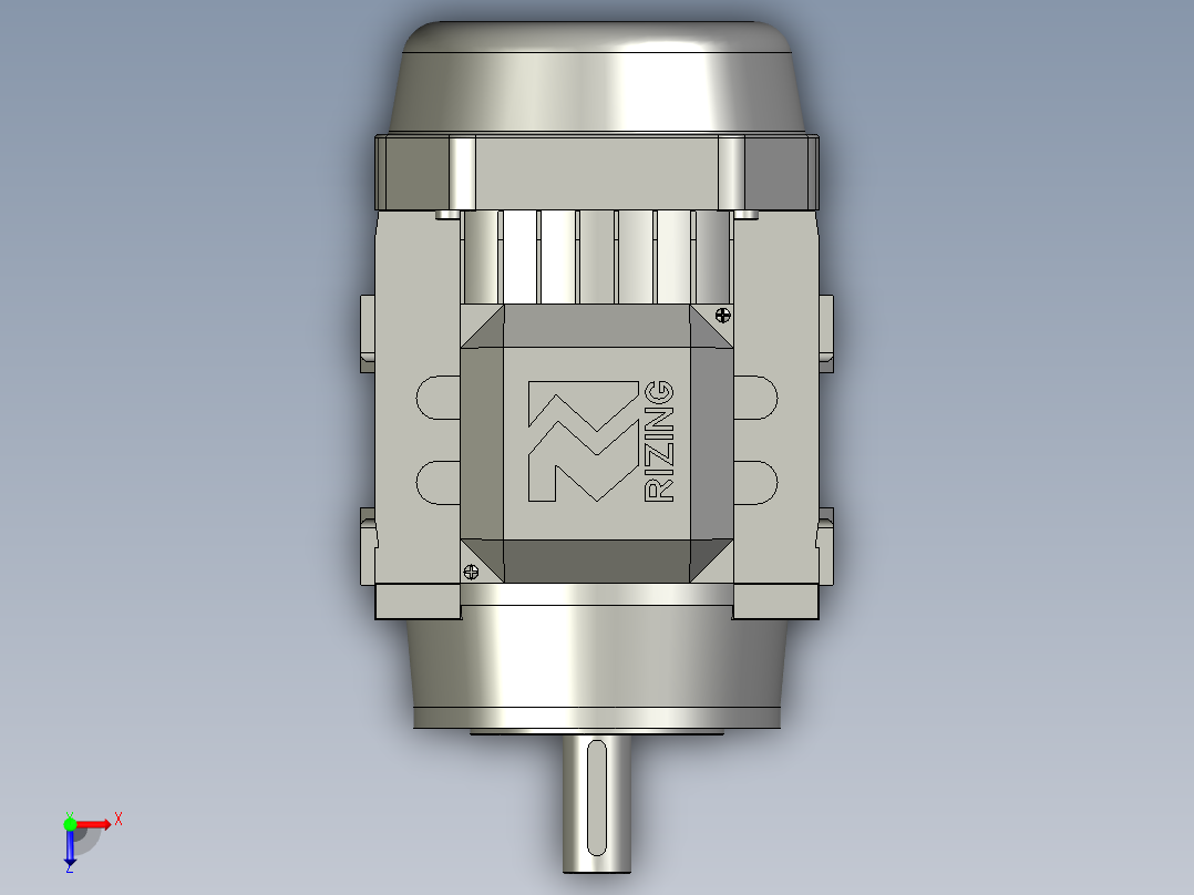 IMB3H80-180(YE2YE3)通用电机YE2-132S-4-B3俯视图