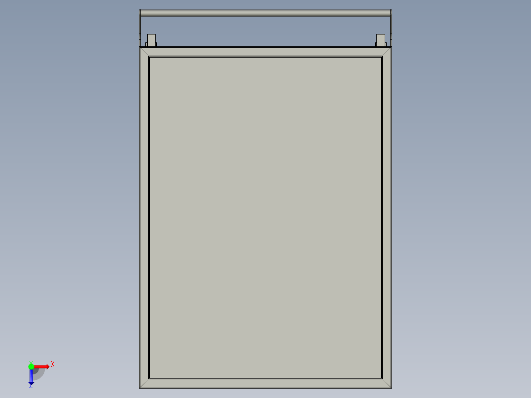 铝件打钉小车俯视图