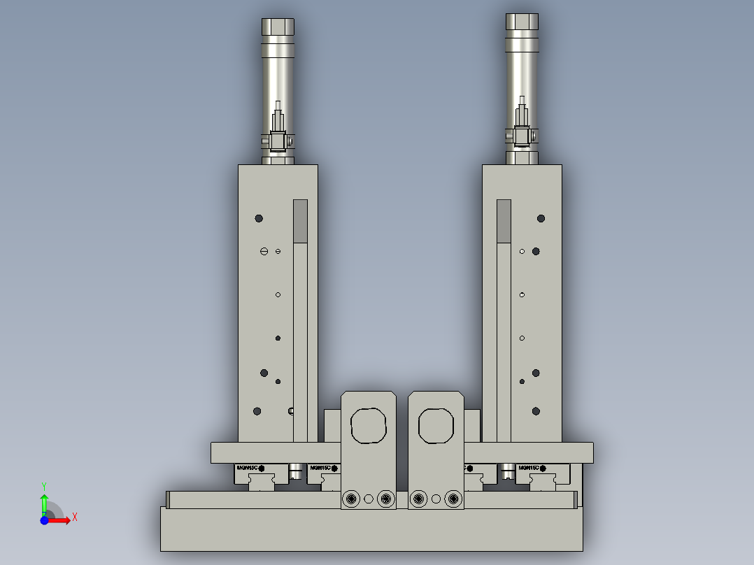 撕纸组件前视图