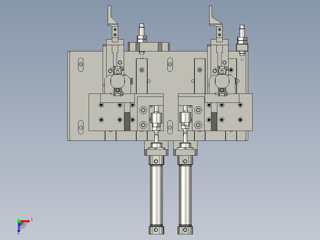 撕纸组件俯视图