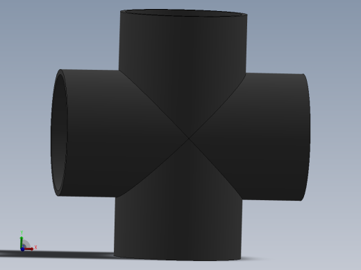 Cross DN350 PN10 U-PVC