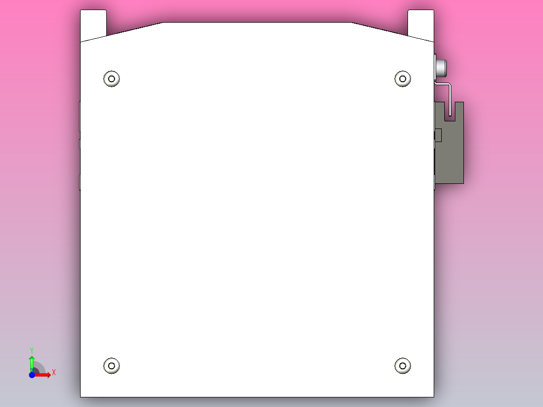 ETH17-400-BM-M40B直线模组前视图