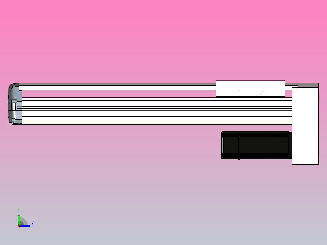 ETH17-400-BM-M40B直线模组左视图