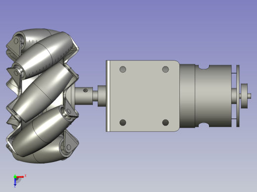 麦轮电机单位俯视缩略图