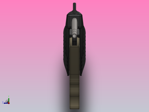 压缩空气气动气枪喷头右视缩略图