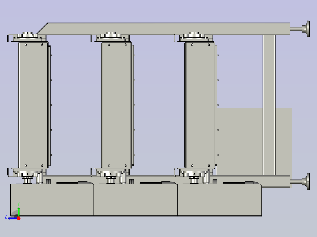 三层皮带线右视图