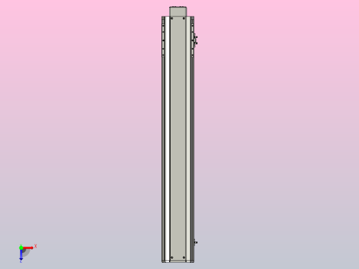 SYS14-800-BM-200W滚珠花健、支撑座、滚珠丝杠、交叉导轨、直线模组.STEP俯视缩略图