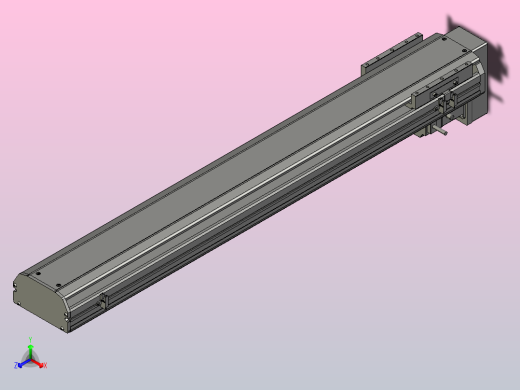 SYS14-800-BM-200W滚珠花健、支撑座、滚珠丝杠、交叉导轨、直线模组.STEP正等轴测缩略图