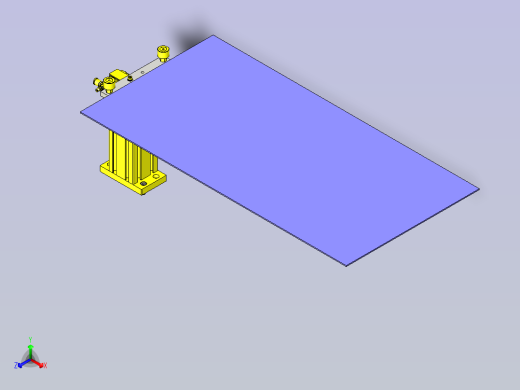 一种校准机构3D图纸