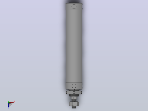 轻型气缸[XQGBy-50×200]俯视缩略图
