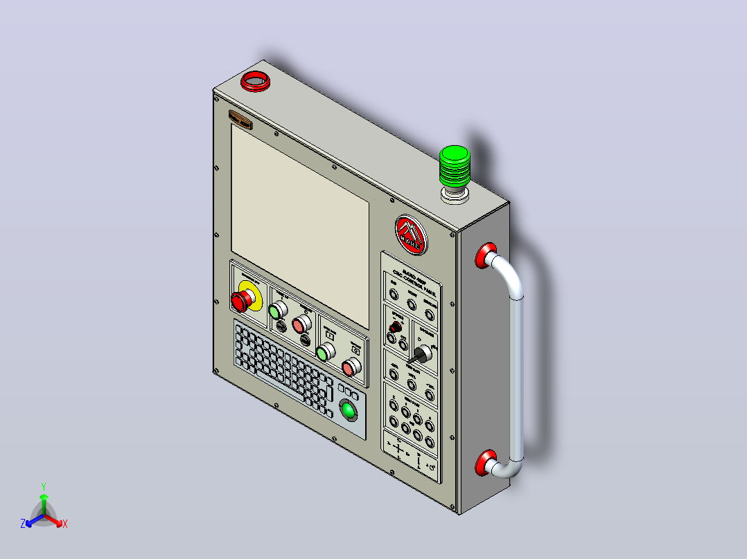 数控控制面板主视图