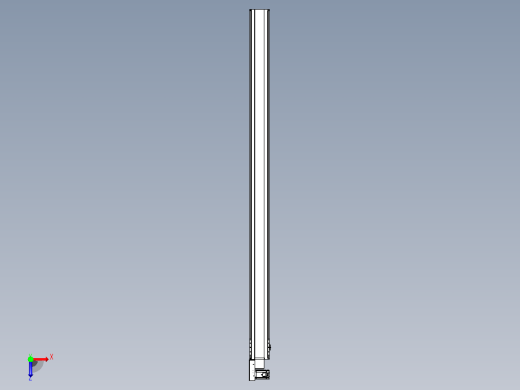 皮带直线轴半封闭可选导轨TPA-HNB-175D-140-L2800-ML-C-P75-N3俯视缩略图