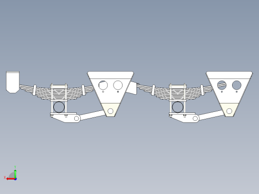 Henred Fruehauf F悬挂支架3D数模图纸 Solidworks设计 附IGS x_t后视缩略图