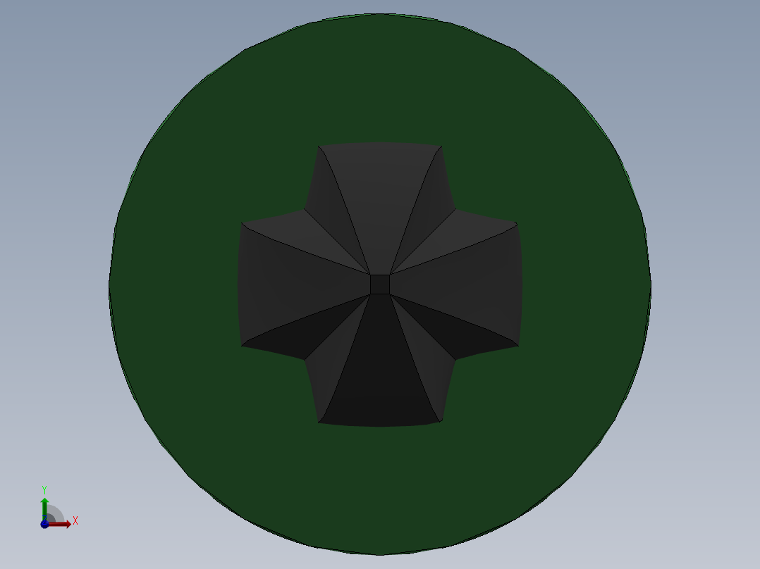 螺丝刀模型3D模型前视图