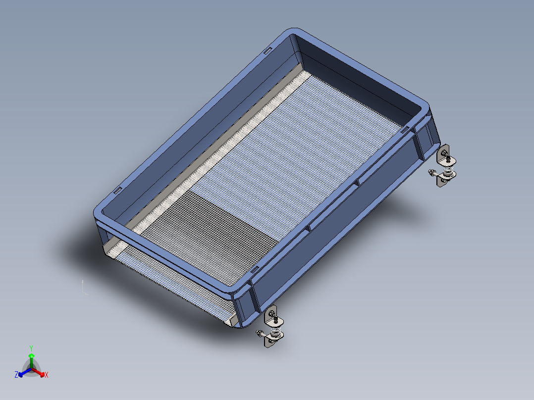 振动筛正等轴测图