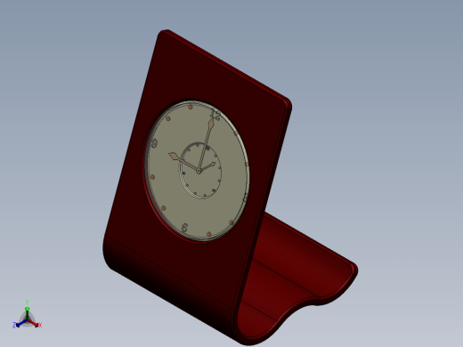 solidworks 桌面时钟设计