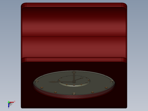 solidworks 桌面时钟设计俯视缩略图
