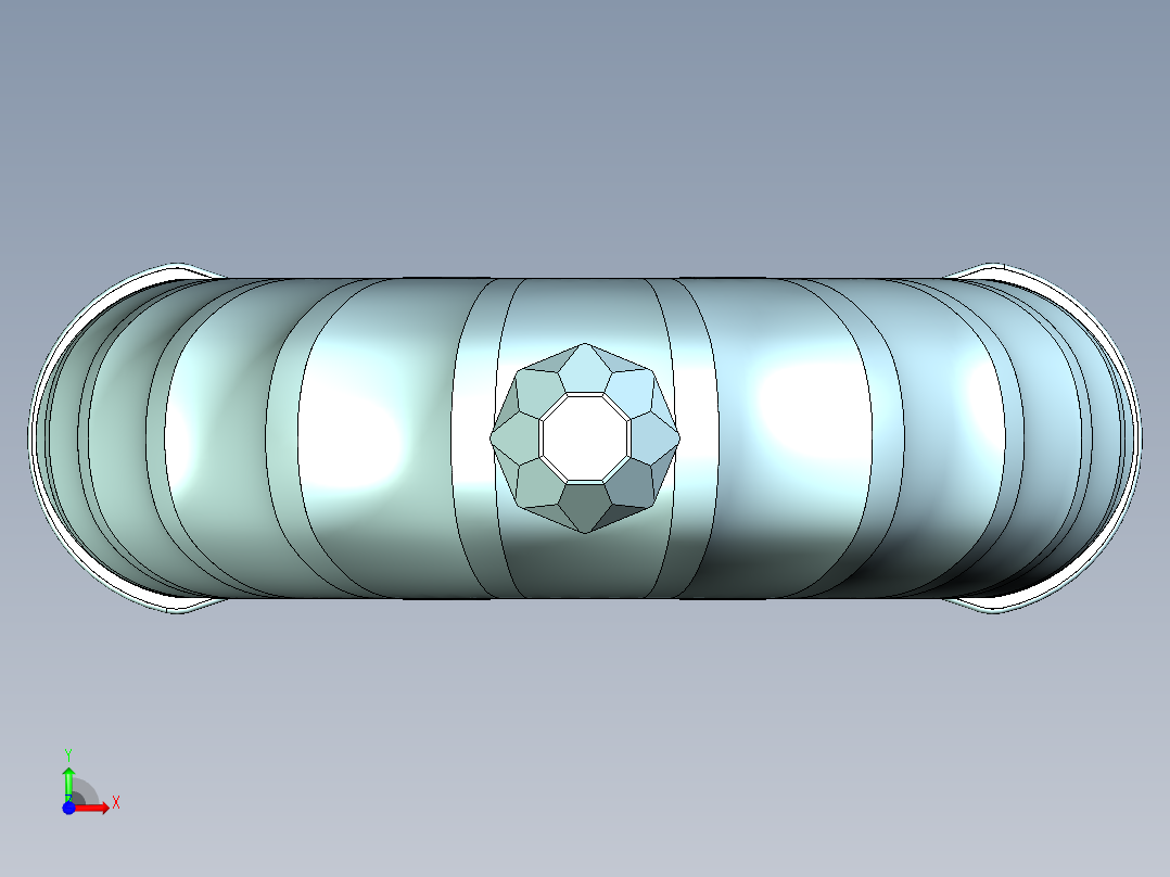 洋酒瓶图纸，附曲面建模教程前视图