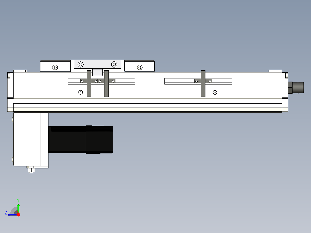 Toyo东佑达直线模组-ECH10-150-BM-100W右视图