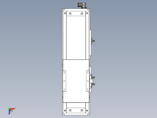 Toyo东佑达直线模组-ECH10-150-BM-100W俯视缩略图