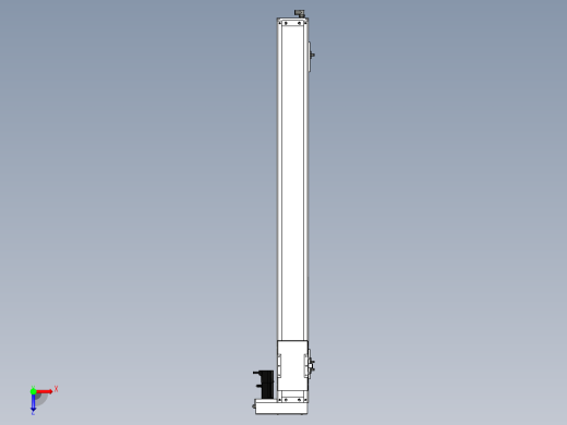 Toyo东佑达直线模组-ECH10-1050-BR-100W俯视缩略图