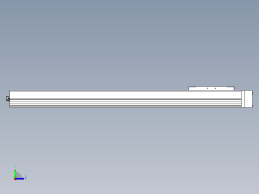 Toyo东佑达直线模组-ECH22-1100-BL-M75-C4左视缩略图