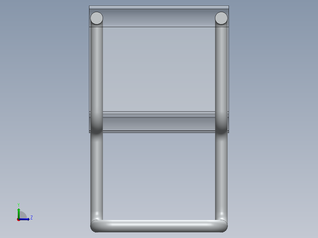 塑料椅子透明靠椅左视图