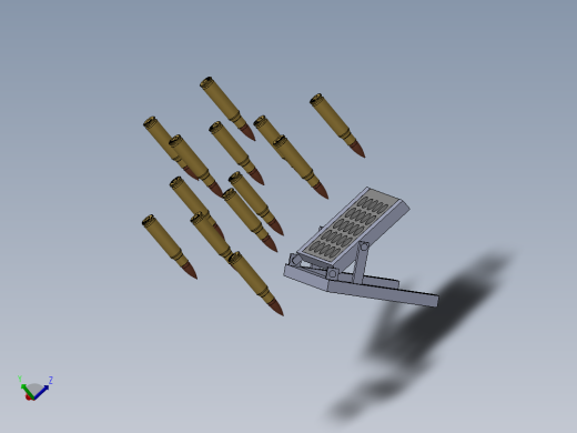 308个墨盒的支架