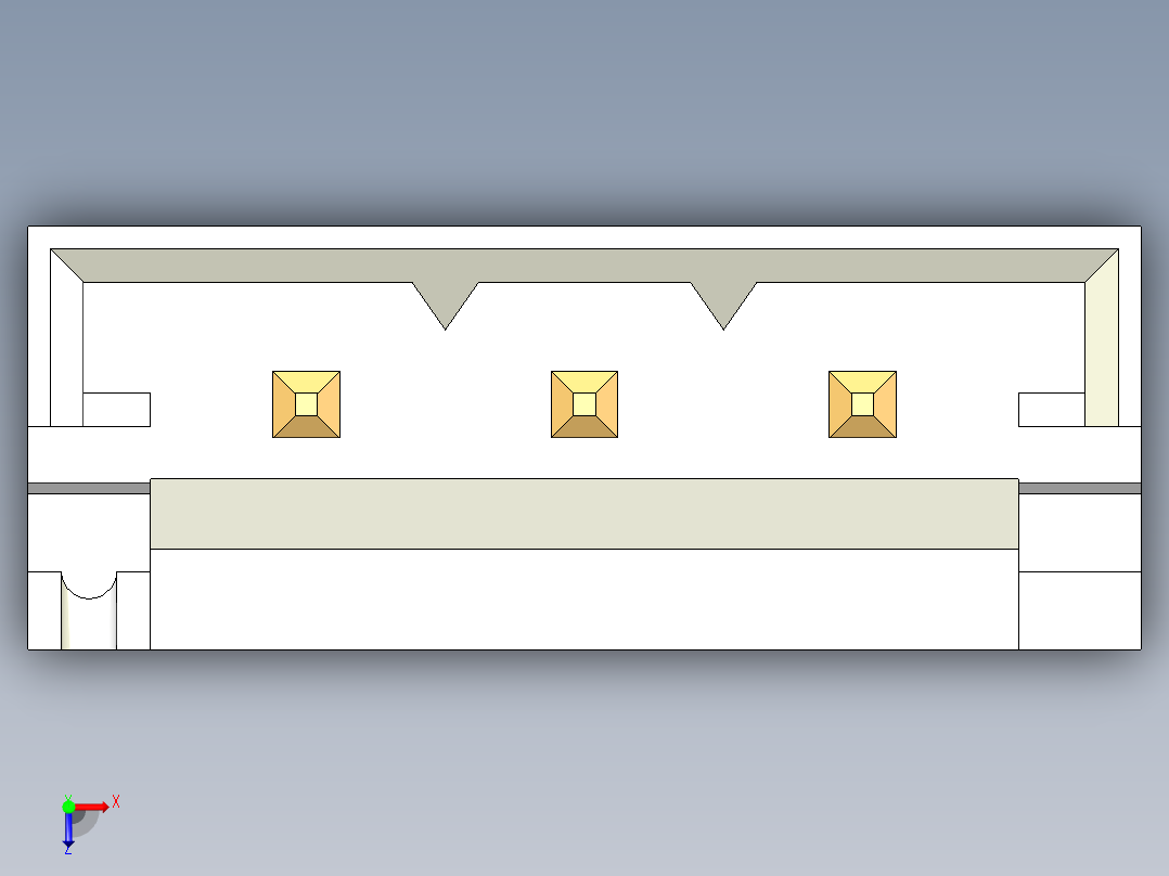 JST-B3B-EH-A俯视图