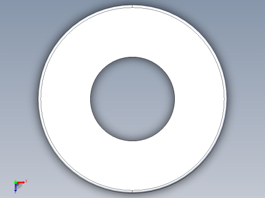SAE平垫圈-FLAT WASHER SAE 0.250.STEP俯视缩略图