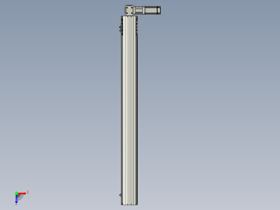 东锦同步带传动-直线滑台模组DH120B-L125-S1150-BL-P400W-C3俯视图