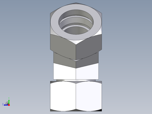 卡套式工业通用硬管接头EO_Swivel_nut_45_deg_elbow_EV28L71右视缩略图