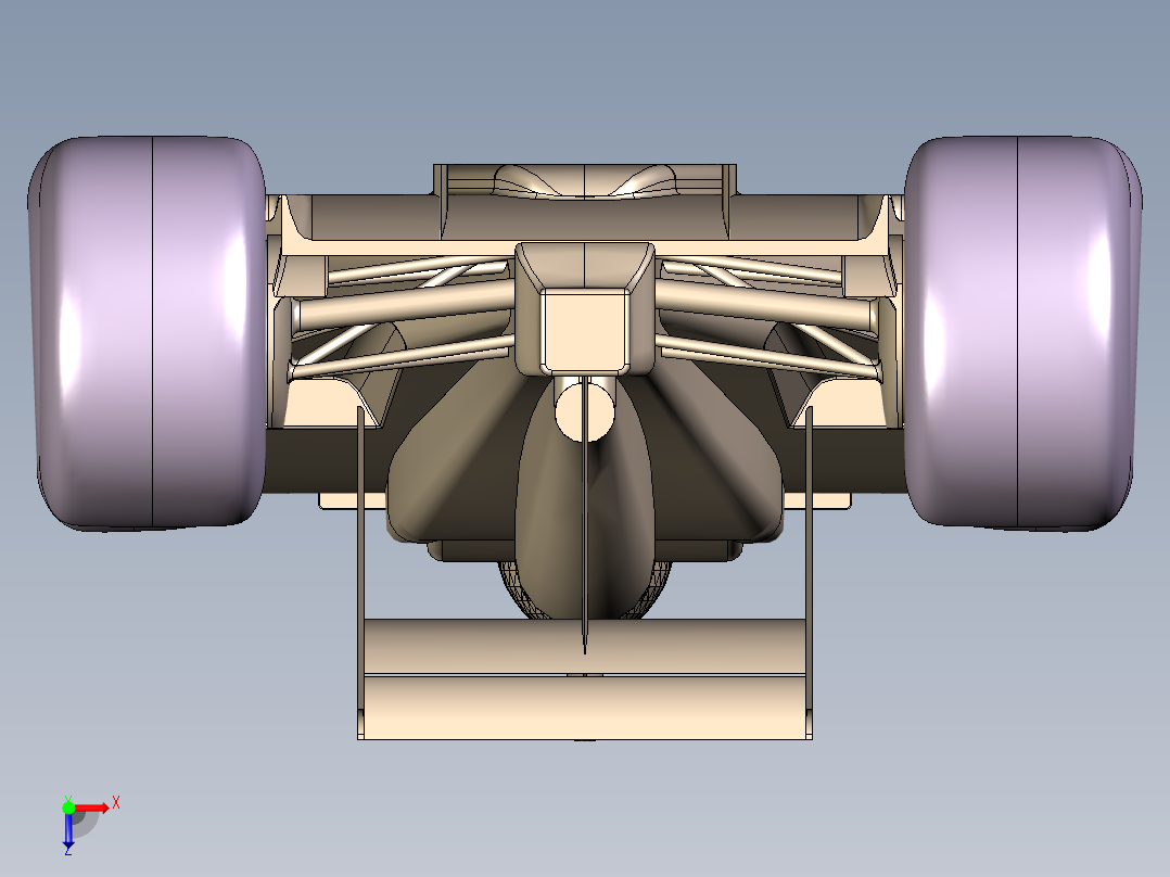 汽车车身 (27)俯视图