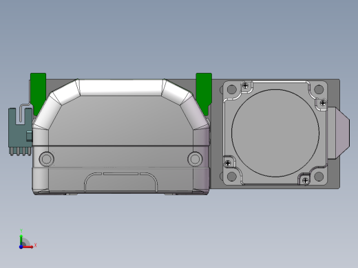 MTH丝杆半封闭模组MTH12-BR-60前视缩略图