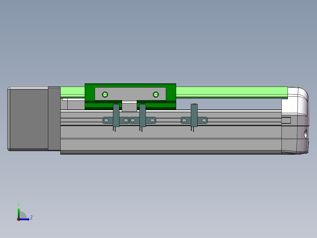 MTH丝杆半封闭模组MTH12-BR-60左视图