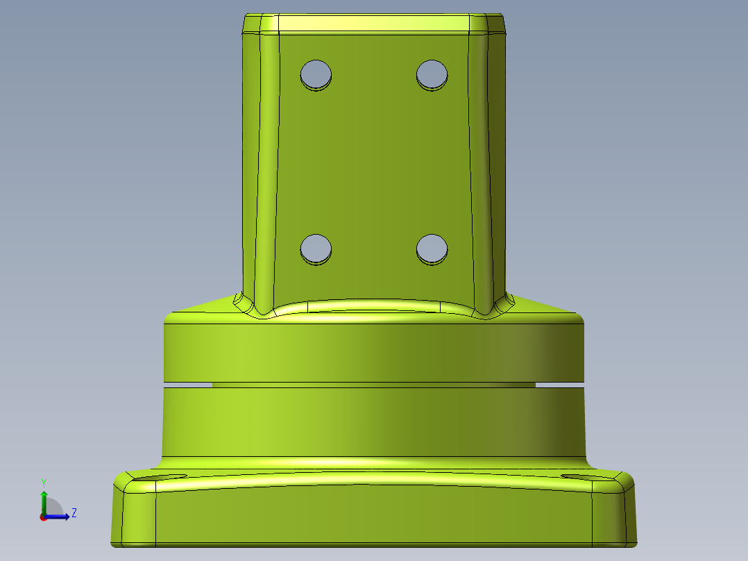 55-75-180旋转底座.SLDASM左视图