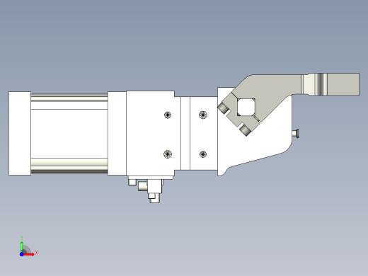 德克斯TUNKERS气缸数模V2_63_1_A90_T12前视缩略图