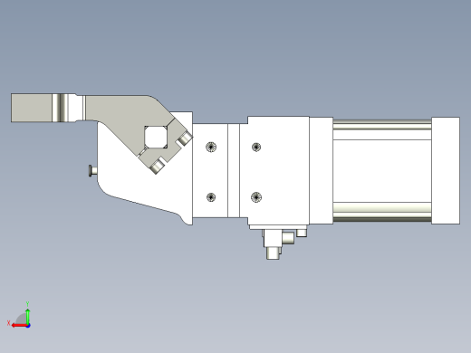 德克斯TUNKERS气缸数模V2_63_1_A90_T12后视缩略图