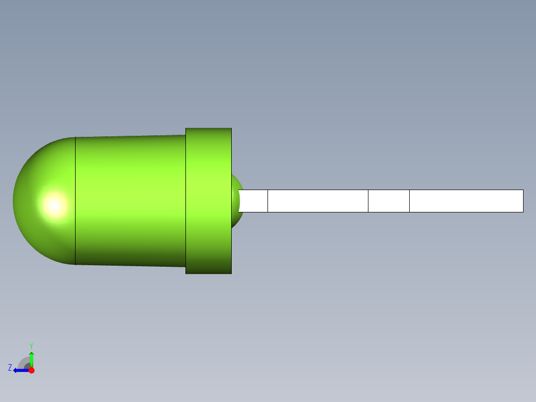 光电元件封装-L-934GD右视图