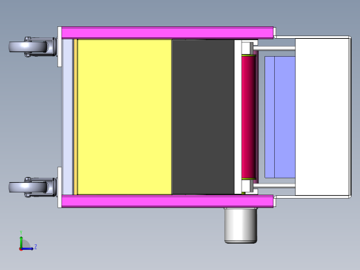 Q426-糕点切片机的机芯结构设计【含三维】左视缩略图