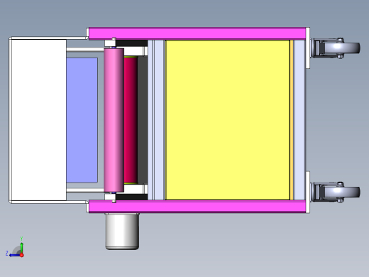 Q426-糕点切片机的机芯结构设计【含三维】右视缩略图