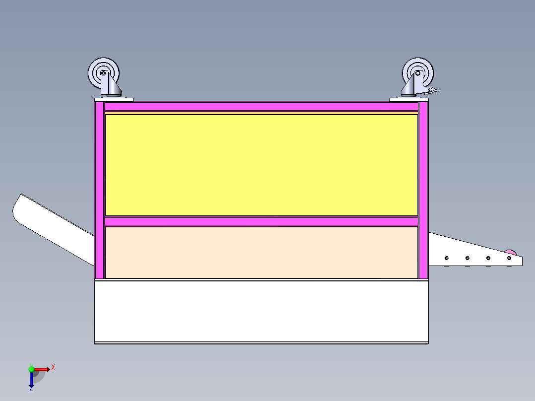 Q426-糕点切片机的机芯结构设计【含三维】俯视图