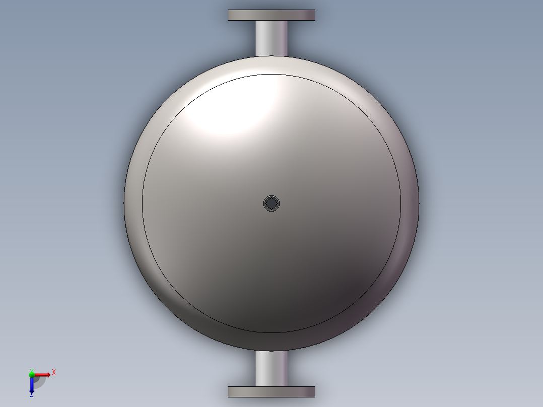 0.3立方储气罐俯视图