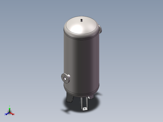 0.3立方储气罐正等轴测缩略图