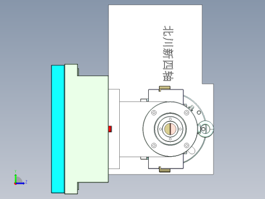 X1-笔记本CNC工装夹具三维模型CNC3.5-0314左视缩略图