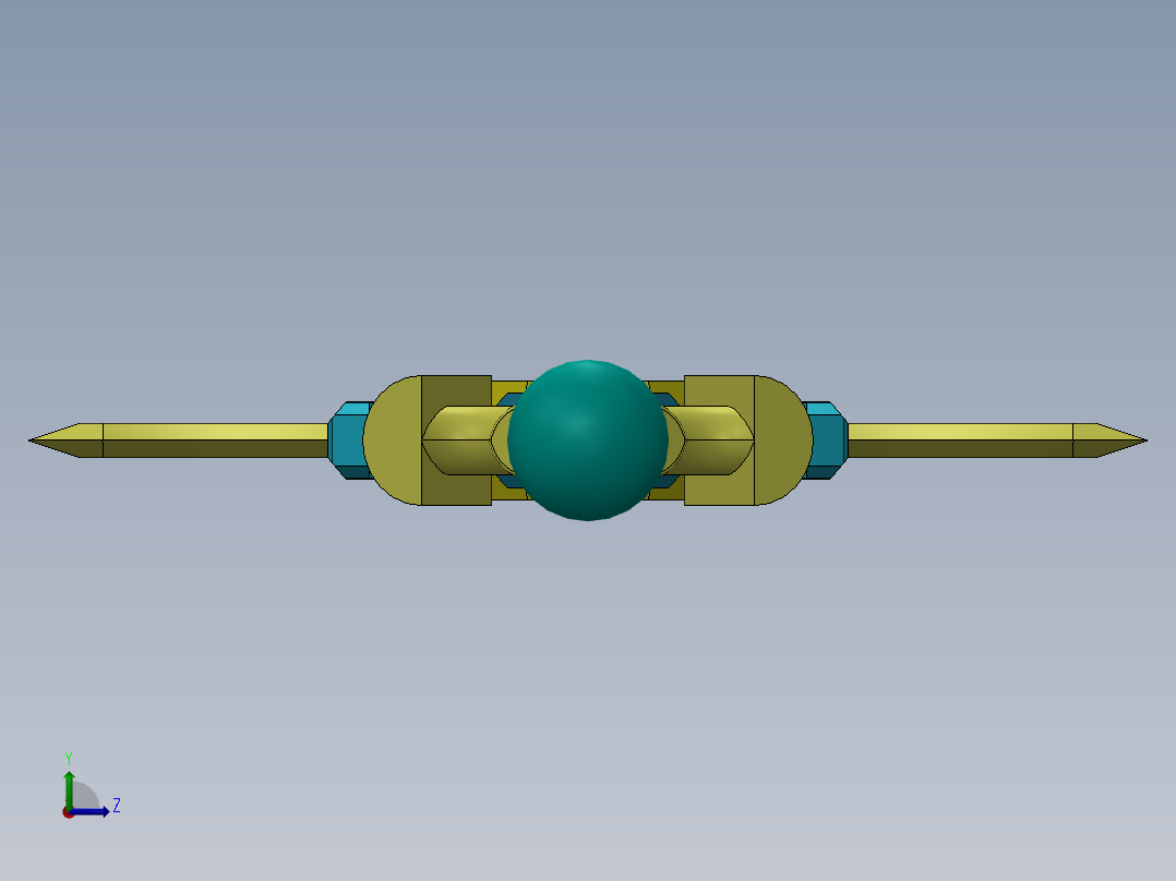 剑、宝剑(108)左视图